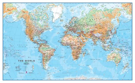 Detailed World Map .